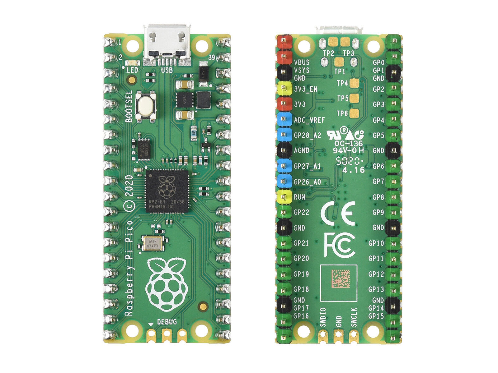 Raspberry Pi Pico breakout board – 1co.no